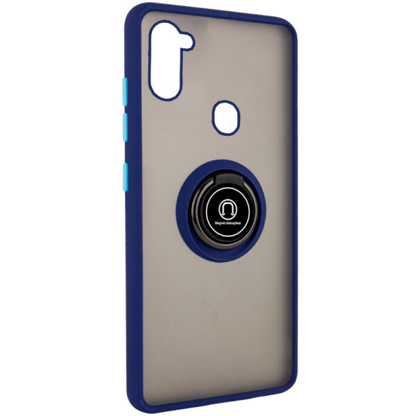 

TPU+PC чехол Deen ColorEdgingRing под магнитный держатель для Samsung Galaxy A11