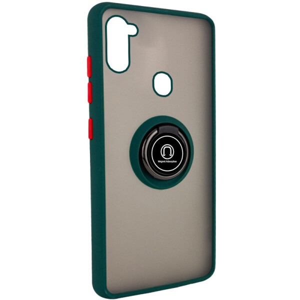 

TPU+PC чехол Deen ColorEdgingRing под магнитный держатель для Samsung Galaxy A11