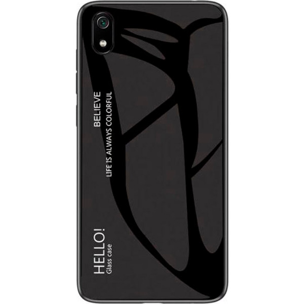 

TPU+Glass Gradient HELLO для Xiaomi Redmi 7A (Черный) (712750)
