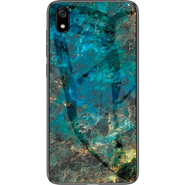 

Чехол TPU+Glass Luxury Marble для Xiaomi Redmi 7A (Морская волна) (712760)