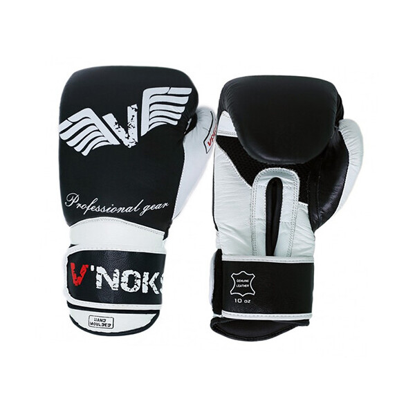 

Боксерские перчатки V`Noks Aria 14oz Черно-белый (37349005)