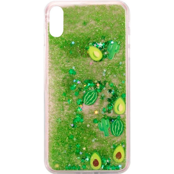 

TPU+PC Liquid (glitter) для Apple iPhone X (5.8) / XS (5.8) (Авокадо) (715008)