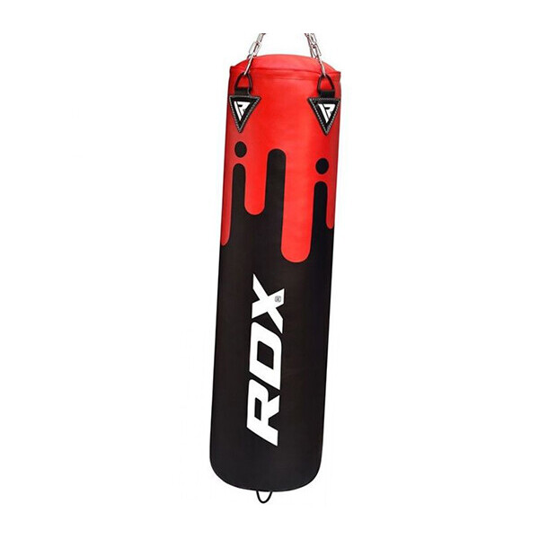 

Боксерский мешок RDX Leather 150см Черно-красный (37260044)