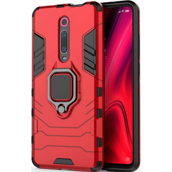 

ударопрочный Transformer Ring под магн. держ. для Xiaomi Redmi K20 / K20 Pro / Mi9T / Mi9T Pro (Красный / Dante Red) (715239)