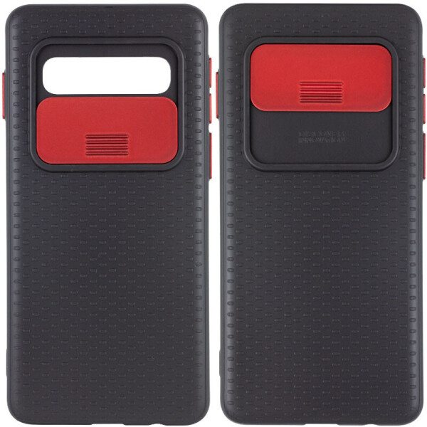 

Чехол Camshield Black TPU со шторкой защищающей камеру для Samsung Galaxy S10