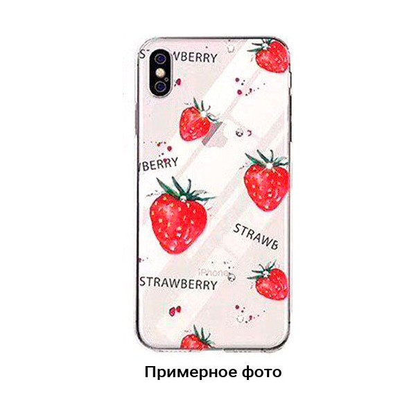 

TPU Luxure Diamond full protective для Xiaomi Redmi 7 (Прозрачный / Клубника) (715287)