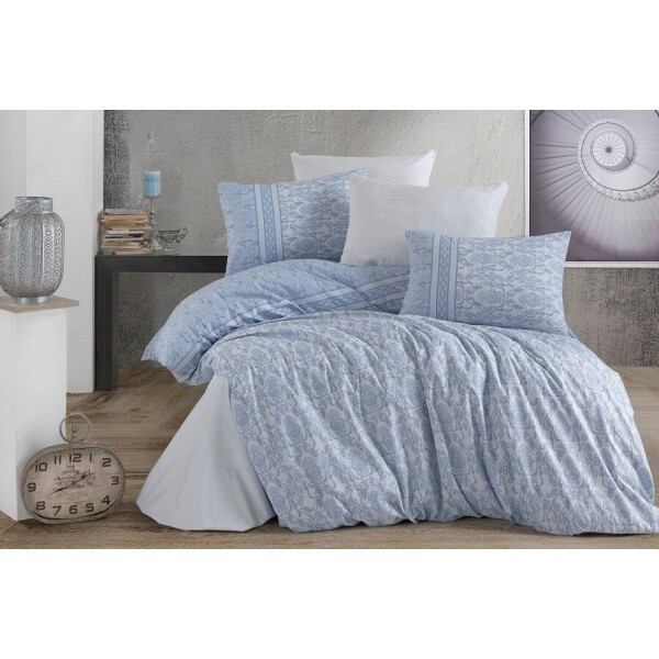 Постельное белье Majoli. Avila Blue-Евро