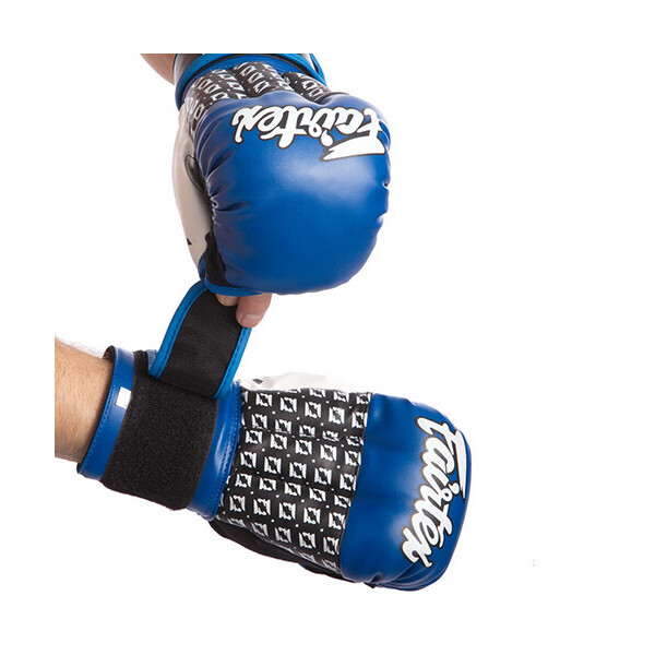 

Перчатки гибридные для ММА Fairtex 0273 12oz Сине-серый (37429081)