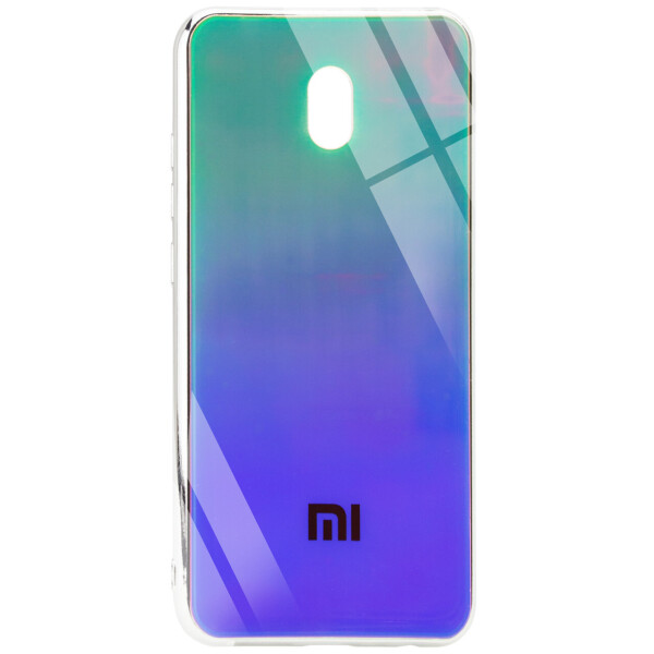 

TPU+Glass чехол Gradient Rainbow с лого для Xiaomi Redmi 8a