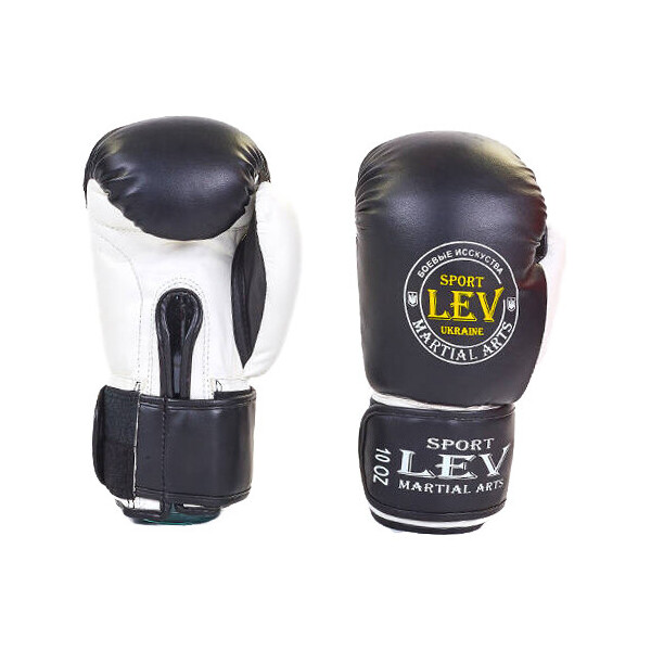 

Перчатки боксерские LV-4281 10oz Черно-белый (37423006)