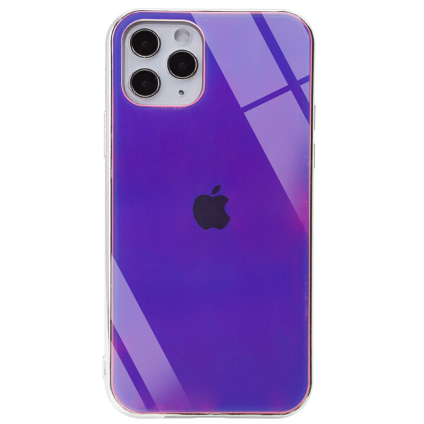 

TPU+Glass чехол Gradient Rainbow с лого для Apple iPhone 11 Pro (5.8")