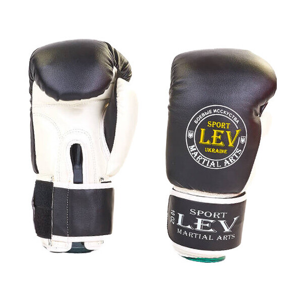 

Перчатки боксерские LV-4280 10oz Черно-белый (37423005)