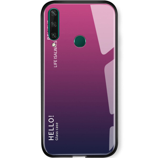 

TPU+Glass чехол Gradient HELLO для Huawei Y6p