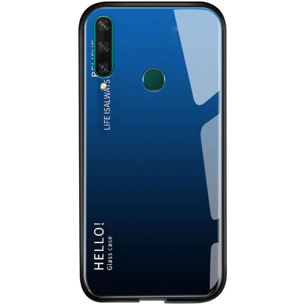 

TPU+Glass чехол Gradient HELLO для Huawei Y6p