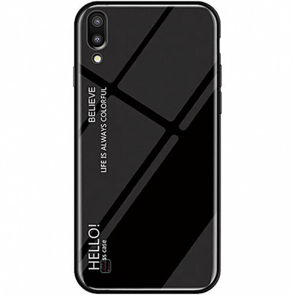 

TPU+Glass чехол Gradient HELLO для Samsung Galaxy M10