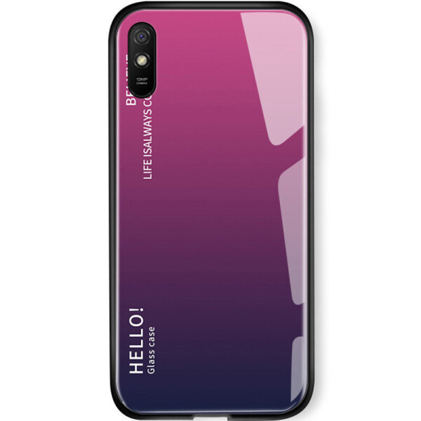

TPU+Glass чехол Gradient HELLO для Oppo A52 / A72 / A92
