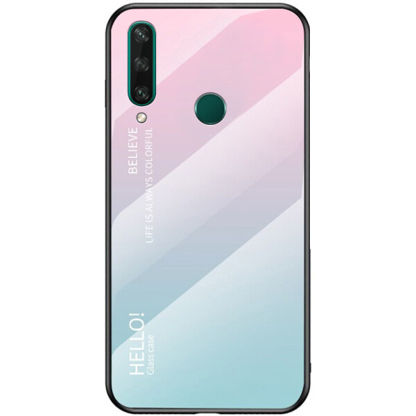 

TPU+Glass чехол Gradient HELLO для Huawei Y6p