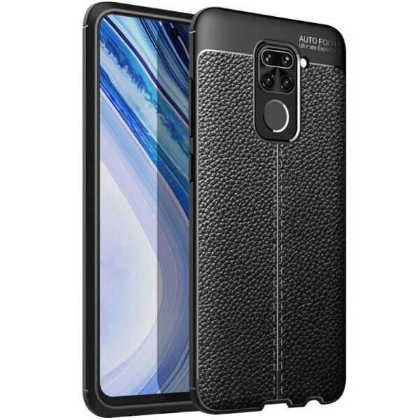 

TPU чехол фактурный (с имитацией кожи) для Xiaomi Redmi Note 9 / Redmi 10X
