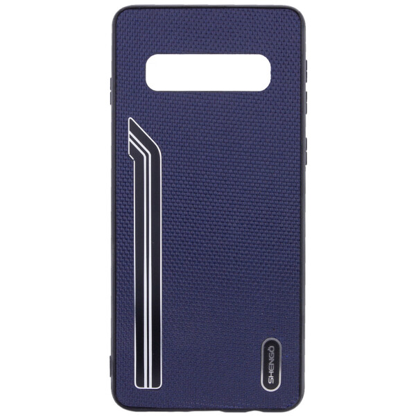 

TPU чехол SHENGO Textile series для Samsung Galaxy S10