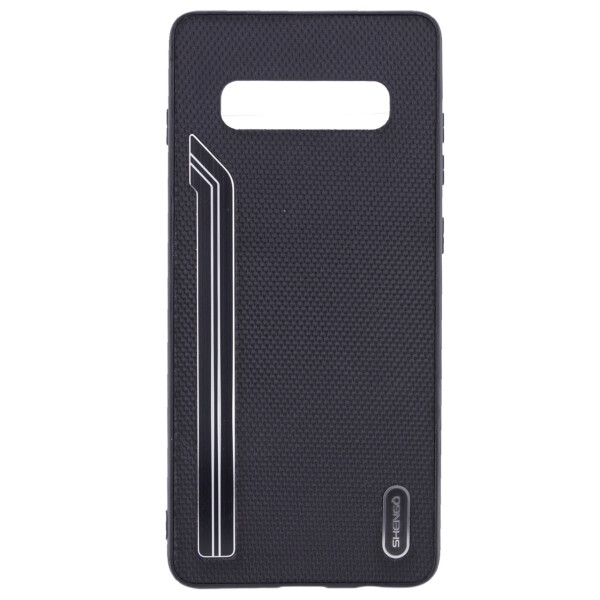 

TPU чехол SHENGO Textile series для Samsung Galaxy S10+