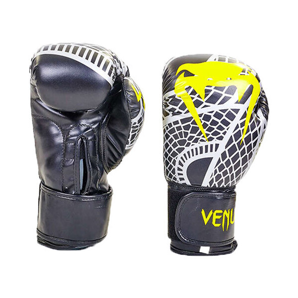 

Перчатки боксерские Venum Snaker VL-5795 6oz Черно-белый (37429079)