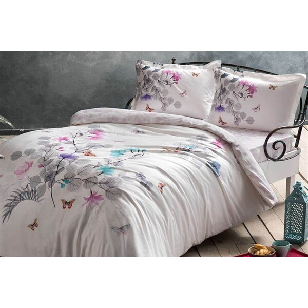 

Постельное белье TAC. Digital Satin Sadler Grey-Евро