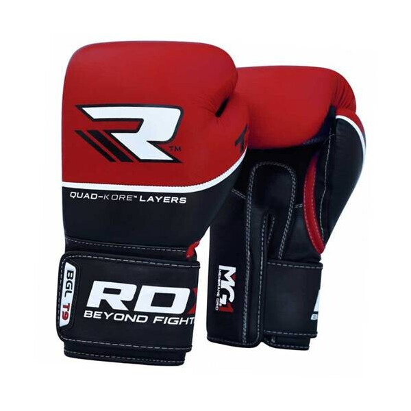 

Боксерские перчатки RDX Quad Kore 14oz Черно-красный (37260019)