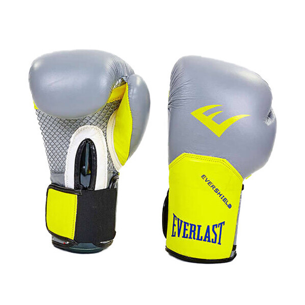 

Перчатки боксерские Pro Style Elite BO-5228 12oz Серо-желтый (37409009)