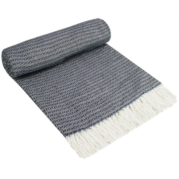 

Плед Wooltex. LANAVITTA БІСЕР синий-140х200
