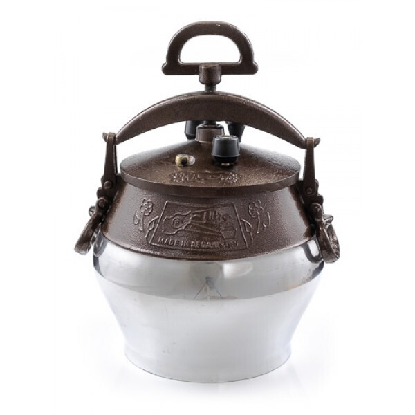 

Афганский казан - скороварка Rashko Baba, с боковыми ручками 3 литра комбинированный, алюминий (RBAA3)