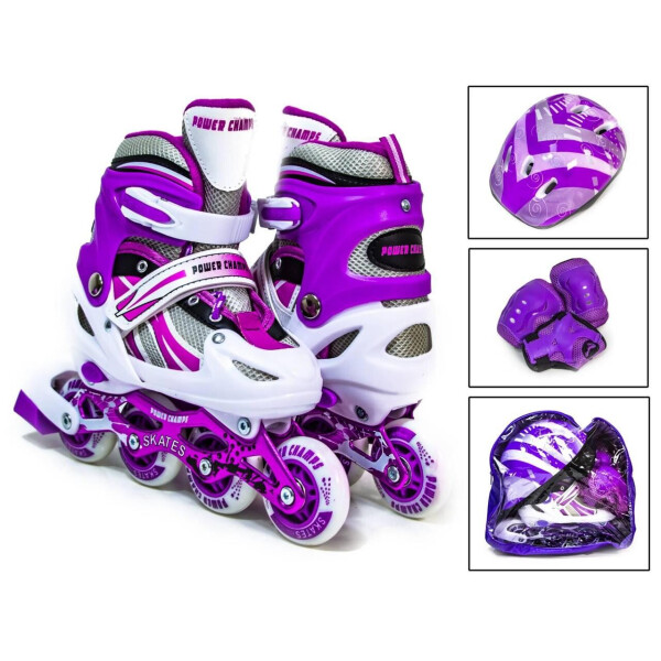 

Комплект ролики Power Champs. Violet. р 34-37. 1478667763