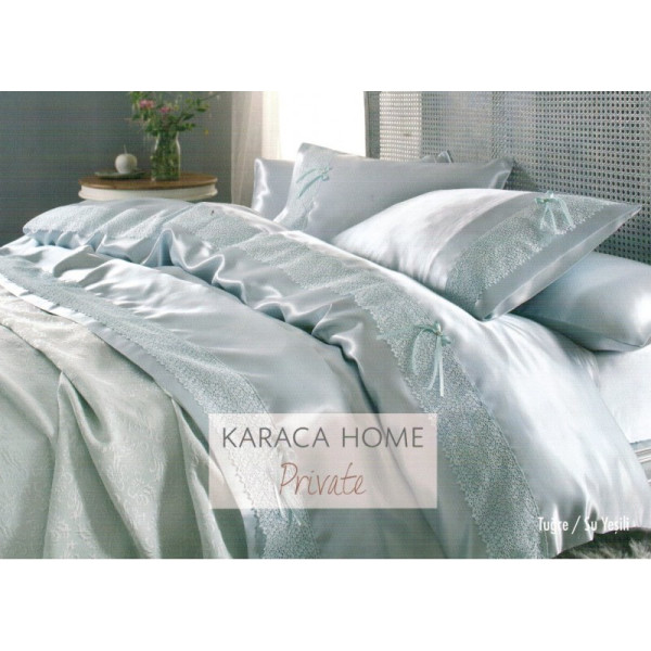 

Karaca Home - Tugce su yesil 2016 бирюзовый евро (1811)