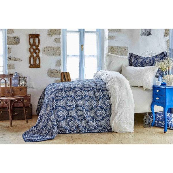 

Комплект постельного белья Karaca Home - Elina beyaz 2018-2 белый евро (11709)
