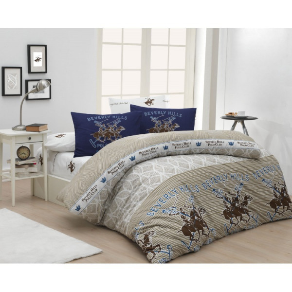 

Комплект постельного белья Beverly Hills Polo Club C 007 Beige евро (12913)