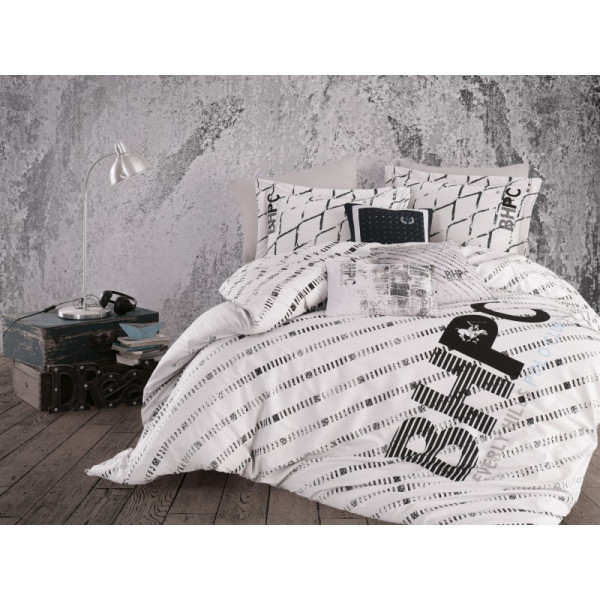 

Комплект постельного белья Beverly Hills Polo Club C 016 Black евро (12921)