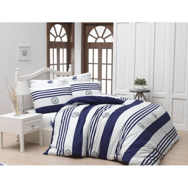 

Комплект постельного белья Beverly Hills Polo Club C 003 Dark Blue евро (13472)