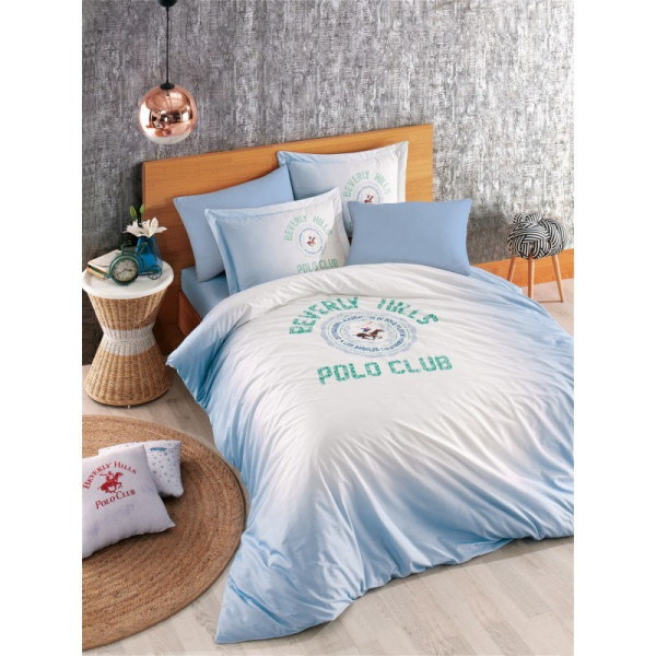 

Комплект постельного белья Beverly Hills Polo Club C 019 Blue евро (13480)