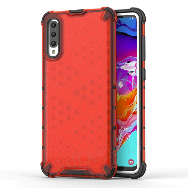

Ударопрочный чехол Honeycomb для Samsung Galaxy A50 (A505F) Красный (105970)