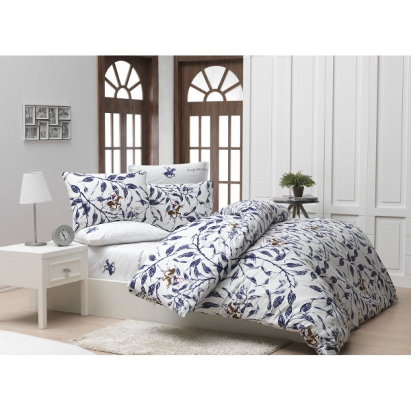 

Комплект постельного белья Beverly Hills Polo Club C 005 Blue полуторный (12901)