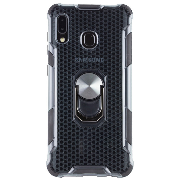 

Ударопрочный чехол Honeycomb Ring для Samsung Galaxy A20 (A205F) Черный (64115908)