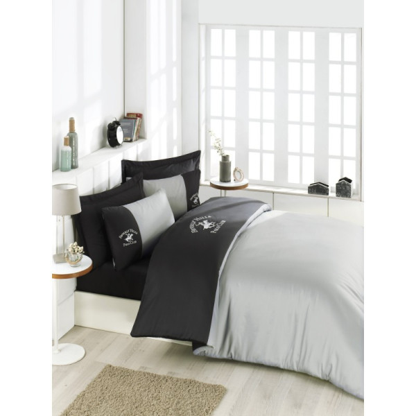 

сатин - Beverly Hills Polo Club C 106 Antracite Grey евро (12932)