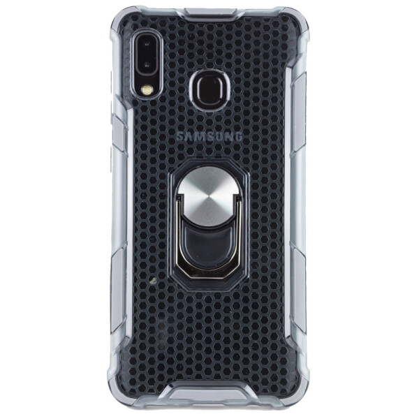 

Ударопрочный чехол Honeycomb Ring для Samsung Galaxy A20 (A205F) Темно-серый (64115907)