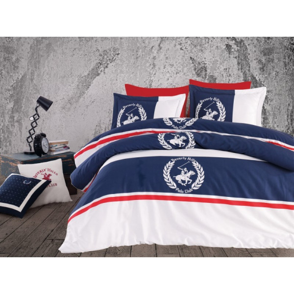 

сатин - Beverly Hills Polo Club C 101 Dark Blue евро (13461)