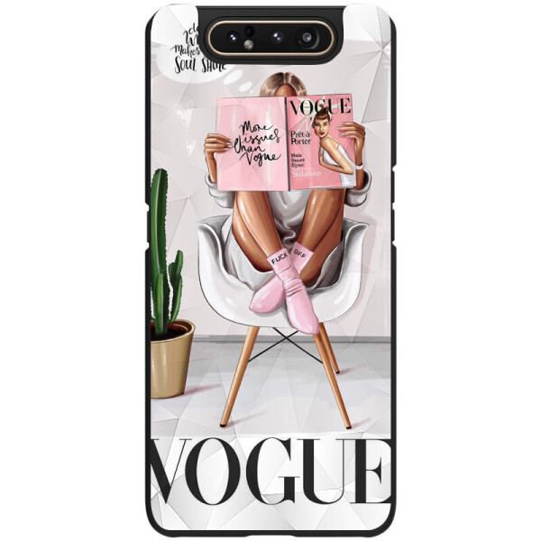 

TPU+PC чехол Prisma Ladies для Samsung Galaxy A80 Vogue (126211)