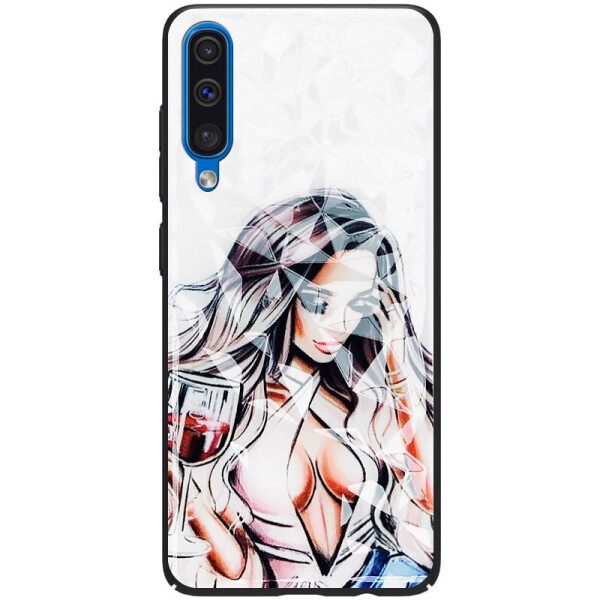 

TPU+PC чехол Prisma Ladies для Samsung Galaxy A50 (A505F) Sexy (133634)