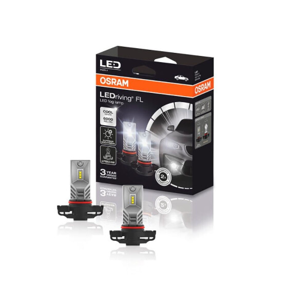

Комплект свтодиодных ламп OSRAM 2604CW PSX24W LEDriving FOG LAMP Gen2 для ПТФ