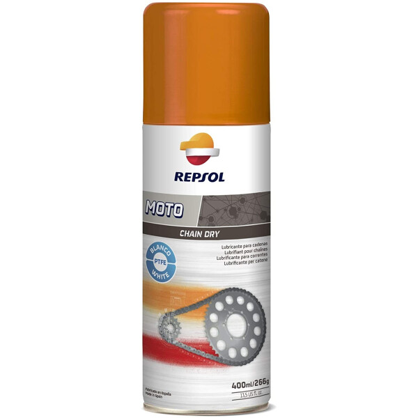 

Смазка для цепей MOTO CHAIN DRY 400 мл REPSOL/RP715T98