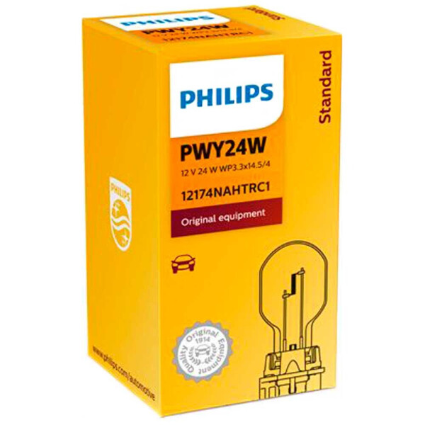 

Галогеновая лампа Philips PWY24W HiPerVision 12174NAHTRC1 24w WP3,3x14,5/4