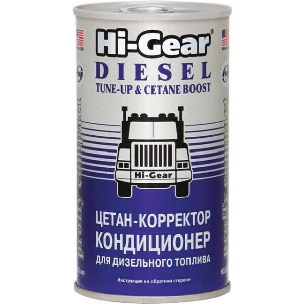 

Цетан-корректор и кондиционер для дизельного топлива Hi-Gear 325 мл.