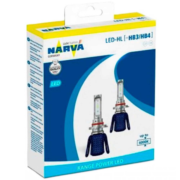 

Светодиодные лампы LED Narva Range Power HB3 (9005)/HB4 (9006) 6000k 16w 12v (180143000)